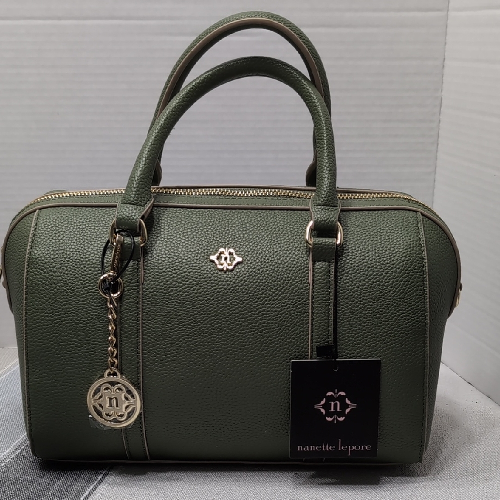 Nanette Lepore Olive Green Jax Satchel